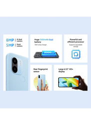 Xiaomi Redmi A1+ 32GB Light Blue, 2GB RAM, 4G LTE, Dual Sim Smartphone, International Version