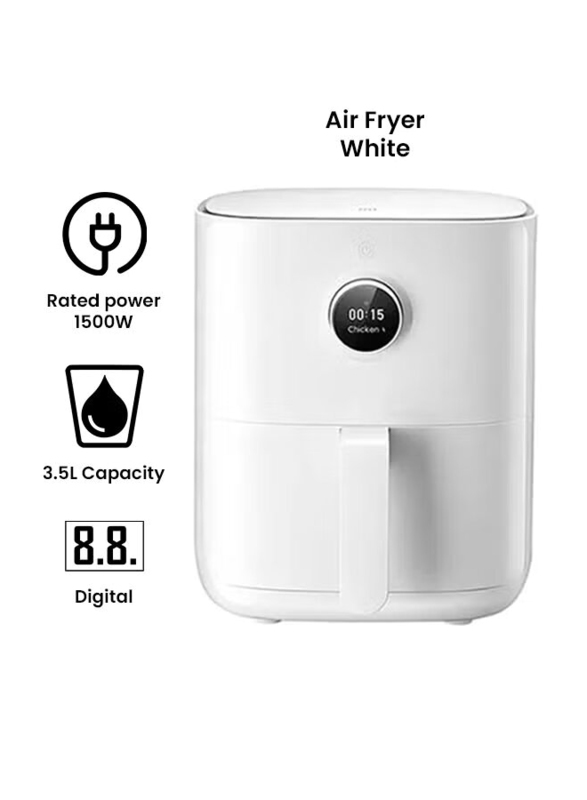 Xiaomi 3.5L Mi Smart Air Fryer, 1500W, BHR4857HK, White