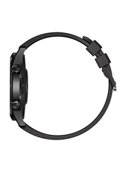 Huawei GT2 46mm Stainless Steel Smart Watch, Fluoroelastomer Strap, Matte Black