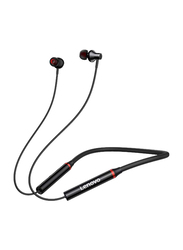 Lenovo HE05X Bluetooth/Wireless In-Ear Noise Cancelling Neckband Earphones, Black