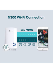 TP-Link 300Mbps Wi-Fi Range Extender, TL-WA850RE, White