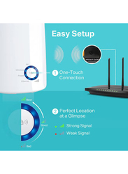 TP-Link 300Mbps Wi-Fi Range Extender, TL-WA850RE, White