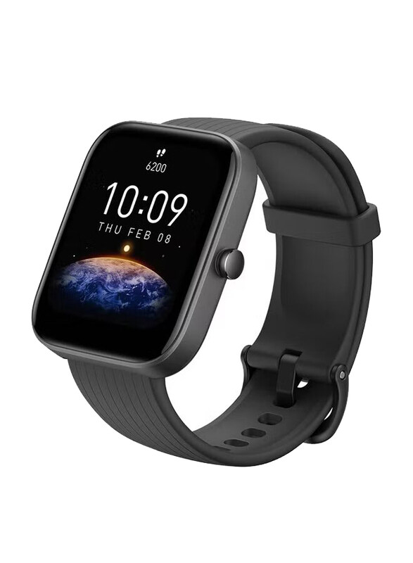 

Amazefit Bip 3 Pro Smart Watch with 1.69inch Large Colour Display, 2 Weeks Battery Life, Black