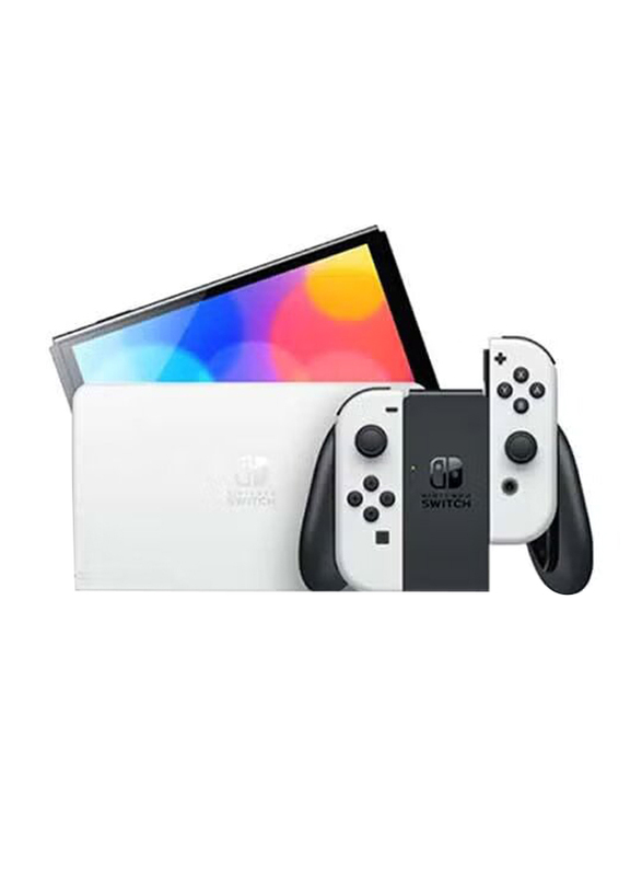 Nintendo Switch OLED (2021) Joy Controller, Black/White, International Version