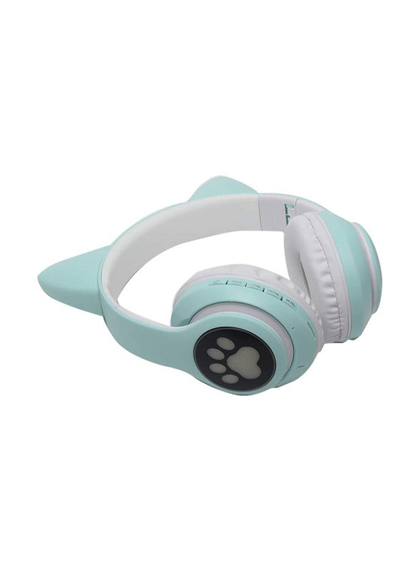 Lkerejol Wireless Bluetooth On-Ear Gaming Headset, Green