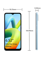 Xiaomi Redmi A1+ 32GB Light Blue, 2GB RAM, 4G LTE, Dual Sim Smartphone, International Version