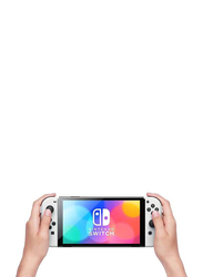 Nintendo Switch OLED (2021) Joy Controller, Black/White, International Version