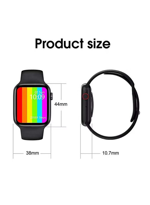 Intag Series 6 Smart Watch, Black