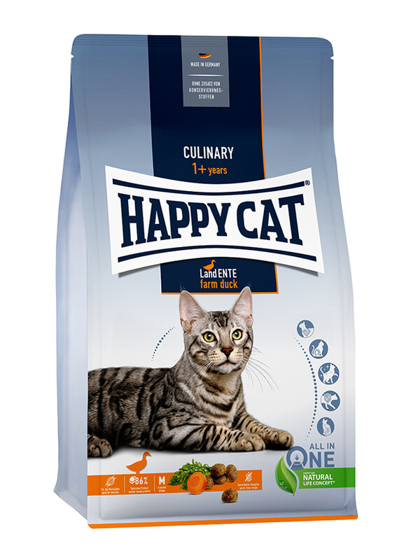 

Happy Cat Culinary Land Ente (Farm Duck) Cat Dry Food, 300g