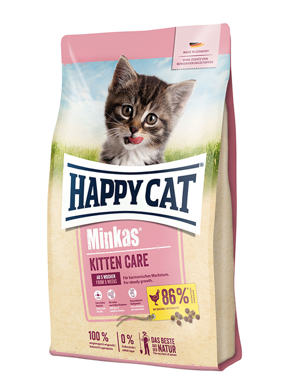 Happy Cat Minkas Kitten Care Cat Dry Food, 10 Kg
