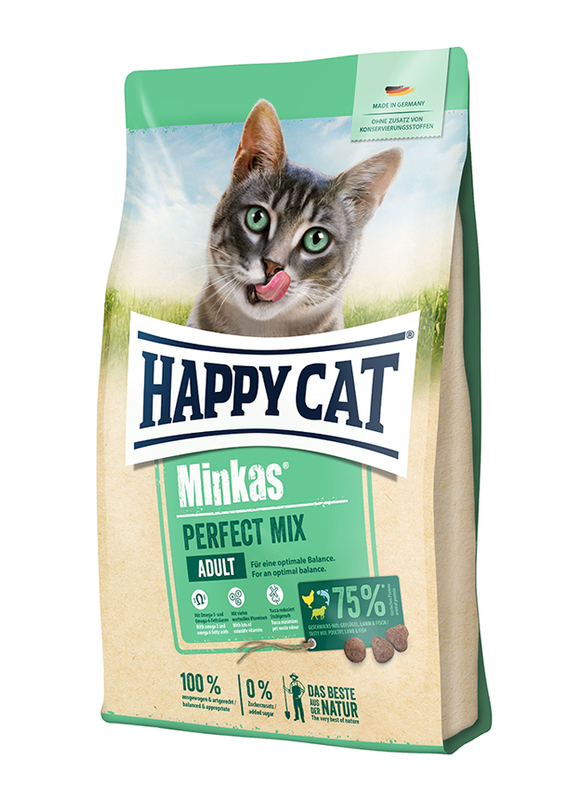 Happy Cat Minkas Perfect Mix Cat Dry Food, 4 Kg