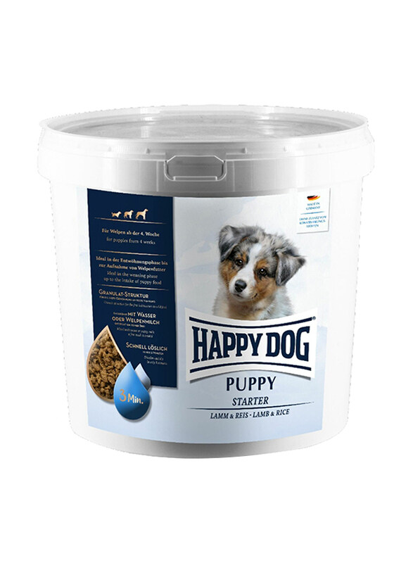 

Happy Dog Puppy Starter Lamm & Reis Dog Dry Food, 1.5 Kg