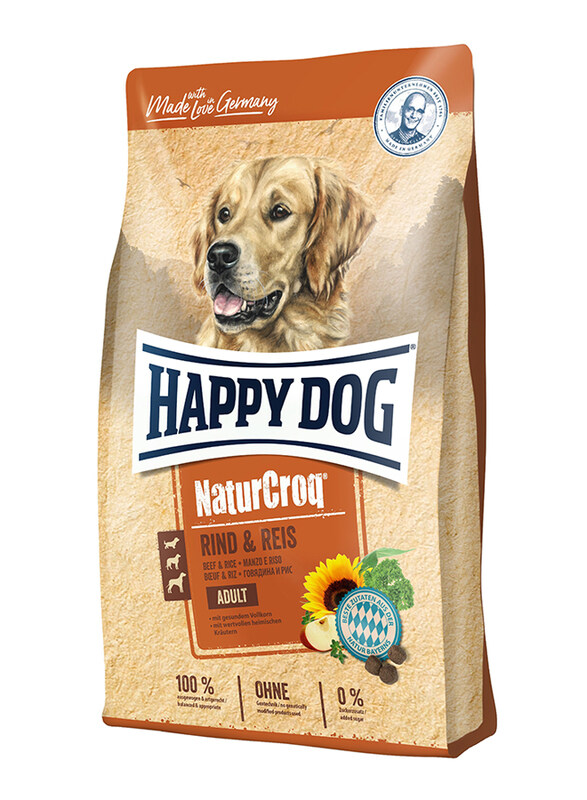 

Happy Dog NaturCroq Rind & Reis Dog Dry Food, 11 Kg