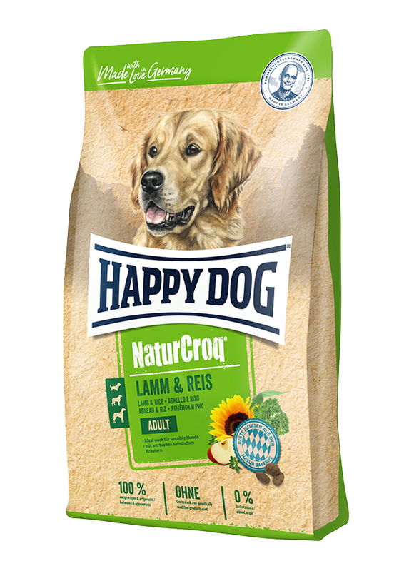 Happy Dog NaturalCroq Lamb & Rice Dog Dry Food, 4 Kg