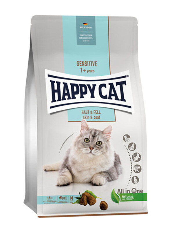 

Happy Cat Sensitive Haut & Fell (Skin & Coat) Cat Dry Food, 1.3 Kg