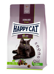 Happy Cat Adult Sterilised Weide Lamm Cat Dry Food, 1.3 Kg