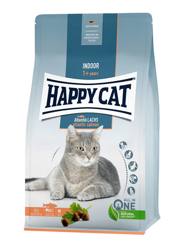 

Happy Cat Indoor Atlantic Lachs Cat Dry Food, 4 Kg