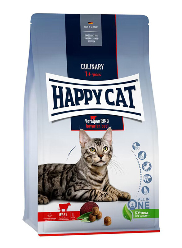 

Happy Cat Culinary Adult Voralpen-Rind Cat Dry Food, 10 Kg
