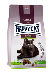 Happy Cat Adult Sterilised Weide Lamm Cat Dry Food, 4 Kg