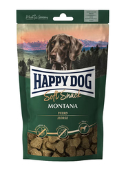 Happy Dog Sensible Soft Snack Treat Montana with Pure Horse Dog Dry Food, 100g