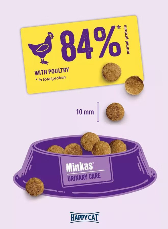 Happy Cat Minkas Urinary Care Cat Dry Food, 500g