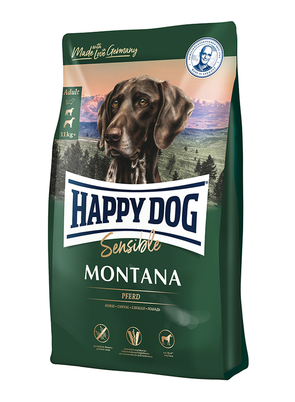Happy Dog Supreme Sensible Montana Peerd Dog Dry Food, 4 Kg