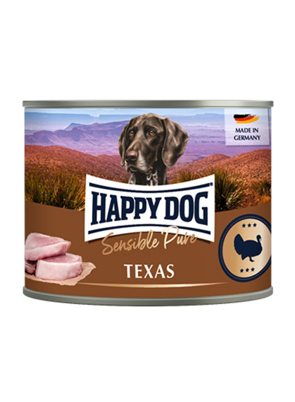 Happy Dog Texas-Sensible Pur Dog Wet Food, 200g