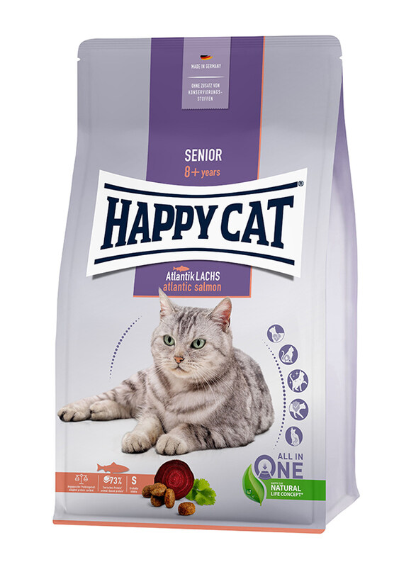 

Happy Cat Senior Atlantic Salmon Cat Dry Food, 4 Kg