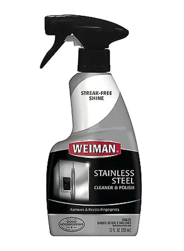 

Weiman Stainless Steel Cleaner and Polish, 355ml, Clear