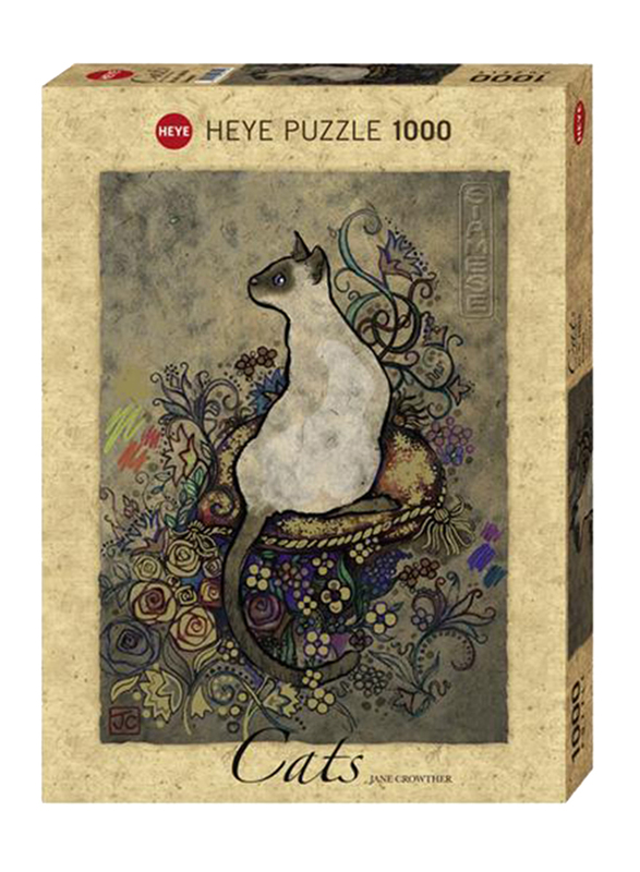 Heye 1000-Piece Cats Siamese Jigsaw Puzzle