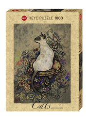 Heye 1000-Piece Cats Siamese Jigsaw Puzzle