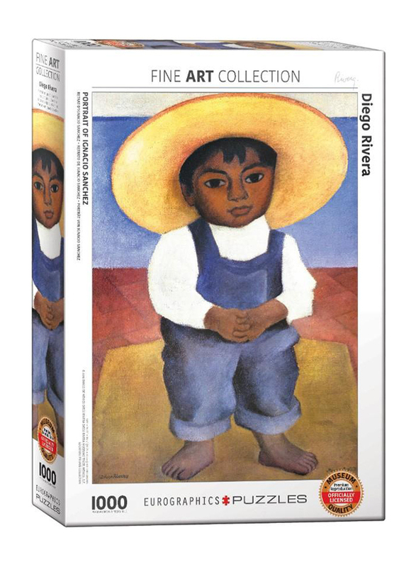 EuroGraphics 1000-Piece Portrait of Ignacio Sanchez by Diego Rivera Jigsaw Puzzle