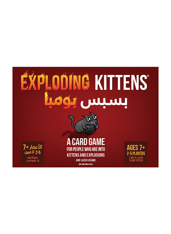 Exploding Kittens English/Arabic Card Game