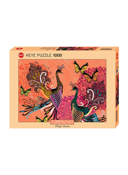 Heye 1000-Piece Turnowsky Peacocks & Butterflies Jigsaw Puzzle