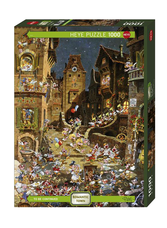 Heye 1000-Piece Ryba Town By Night Jigsaw Puzzle