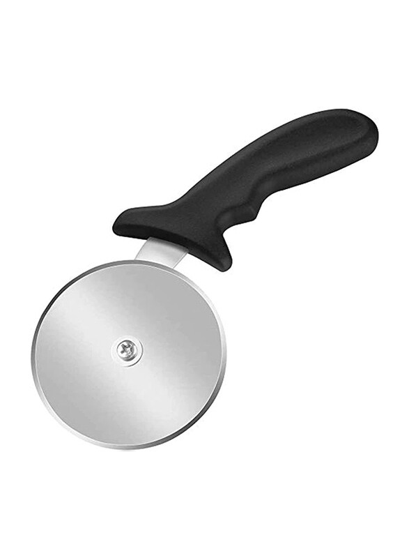 

U-Hoome Stainless Steel Pizza Cutter Wheel, Black/Silver