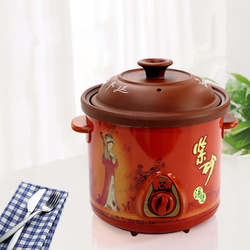 4.5L Indulge Traditional Electric Clay Cooking Pot, Brown