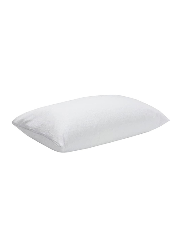 Pikolin Home Terry Cotton Pillow Cover, White
