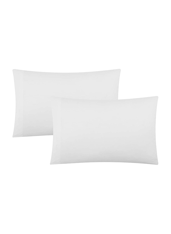 Evolive Ultra Soft Microfiber Pillowcases, 2 Pillowcases, King, White