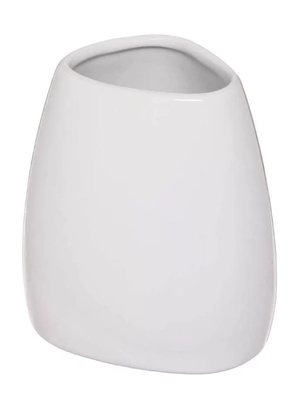 Mini Ceramic Vase, White
