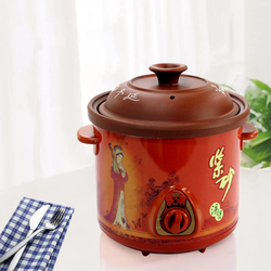 3.5L Indulge Traditional Electric Clay Cooking Pot, Brown