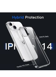 Glassology Apple iPhone 14 Case Ultra Thin Anti Drop Shockproof Protection Mobile Phone Case Cover, Clear