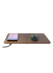 Glassology Wireless Charging Mouse Pad, Large, Black
