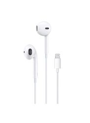 Glassology Wired Lightning In-Ear Earphones with Stereo Sound, White