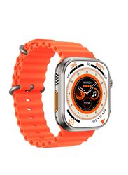 Glassology Ultra 49mm Smart Watch, Orange