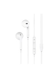 Glassology Wired Type-C In-Ear Earphones with Stereo Sound, White