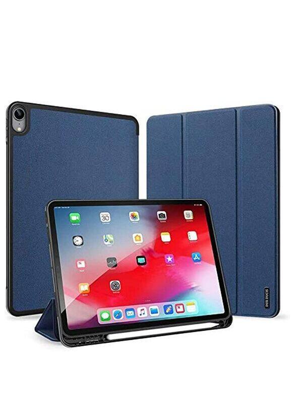 

Dux Ducis Apple iPad 10th Gen 2022 Tablet Case Cover with Pencil Holder, Blue