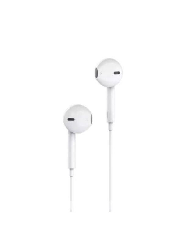 Glassology Wired Lightning In-Ear Earphones with Stereo Sound, White