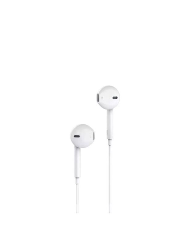 Glassology Wired Type-C In-Ear Earphones with Stereo Sound, White