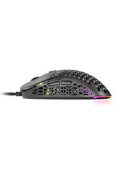 Mars Gaming MM55 RGB 12800DPI Chroma Wired Optical Gaming Mouse, Black